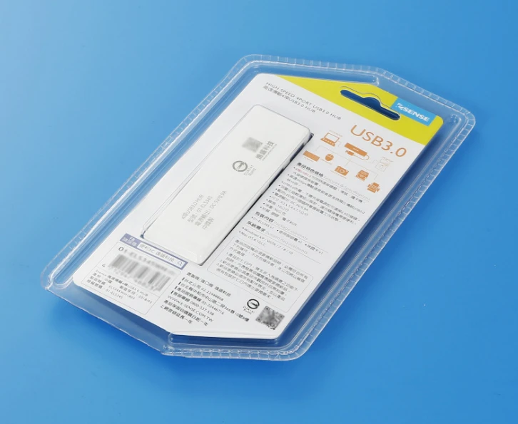 Пользовательский прозрачный usb флэш накопитель ПЭТ блистер упаковка или посылка