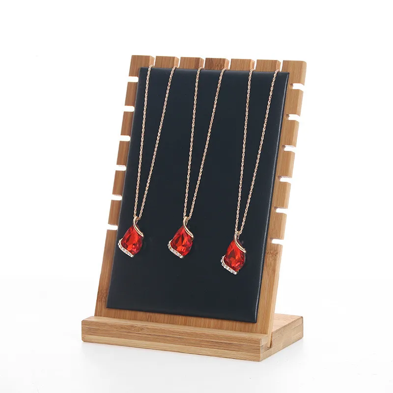 Бамбуковая креативная Подвеска для ювелирных изделий из искусственной кожи