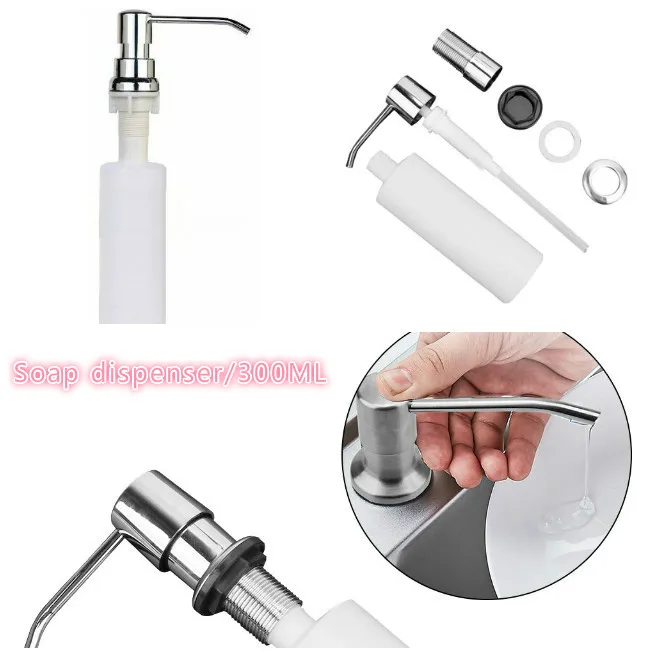 

300ML/1PCS Home Hotel Bathroom Soap Dispenser Shower Gel Shampoo Liquid Refill Bottle