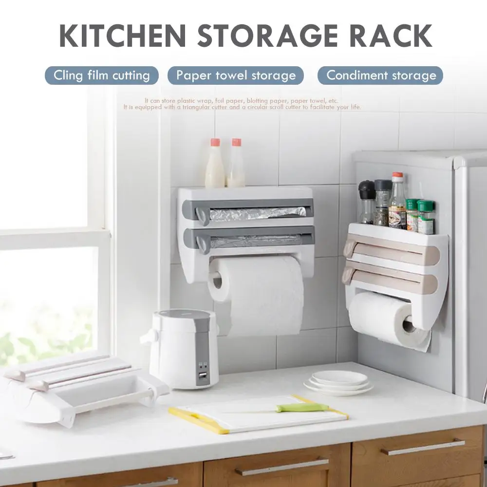 Многофункциональная кухонная стойка для специй бутылка соуса бумага