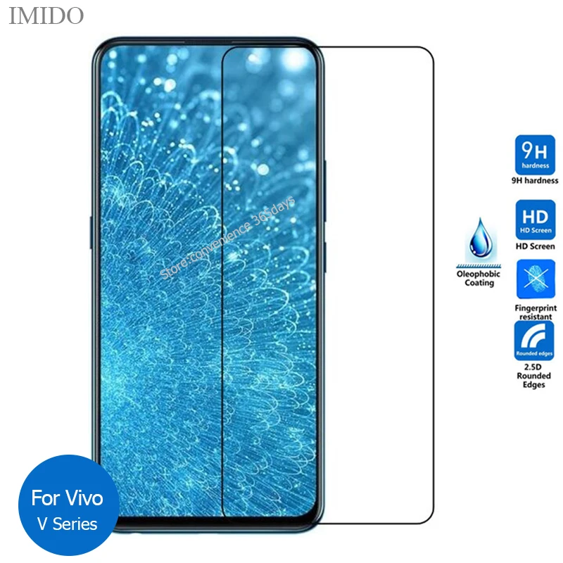 Полностью покрывающее закаленное Стекло для Vivo V17 Neo V15 Pro V11 V11i V9 S1 Экран протектор