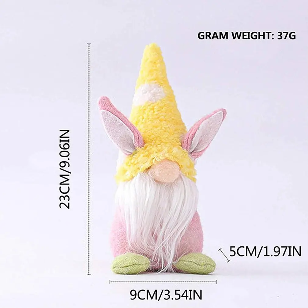 

Party Lovely Doll Decorations Easter Bunny Gnome Faceless Plush Doll Ornaments Easter Plush Dwarf Pendant Festival Home Decor