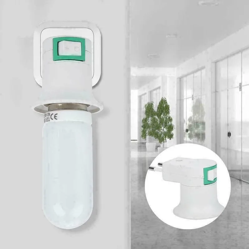 

1pc EU Lampholder E27 Plug Bulb Wall-mounted Removable Home Holder Base Light Portable Lampholder Lamp Accessories Bulb For I8C4