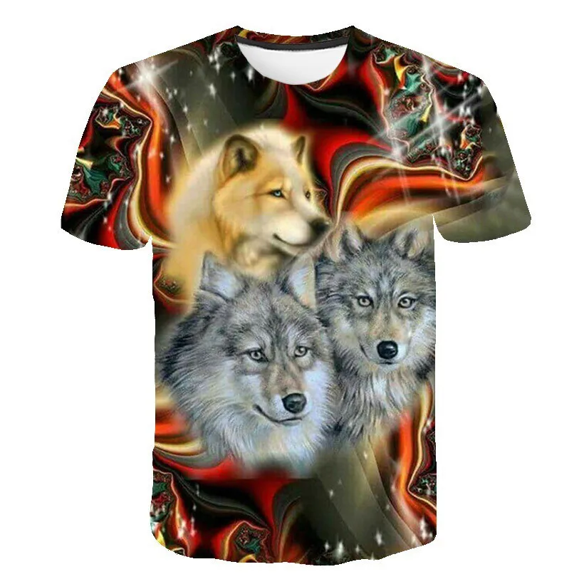 

Oversized Lion Variety T-shirt Men's Breathable Sports T-shirt Trend Summer Comfortable Short Sleeve O-neck 3D Printed Top 2021