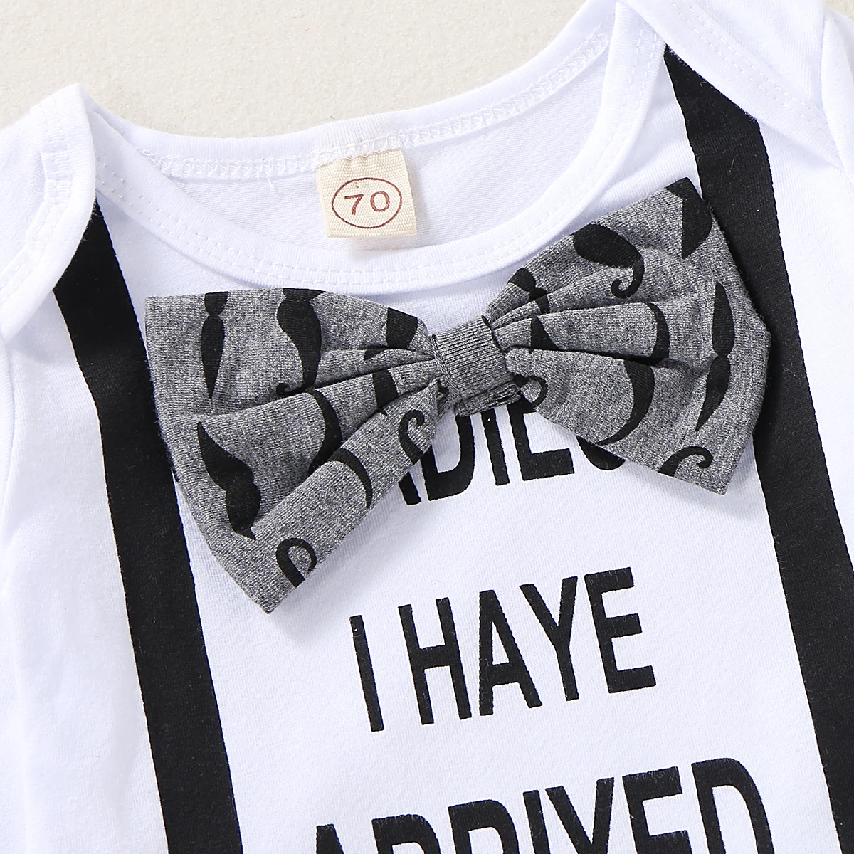 3Pcs Newborn Kids Baby Boy Letter Long Sleeve Romper Tops+Solid Pants+Cool Hat Outfits Set Autumn Children Boys New Fashion |