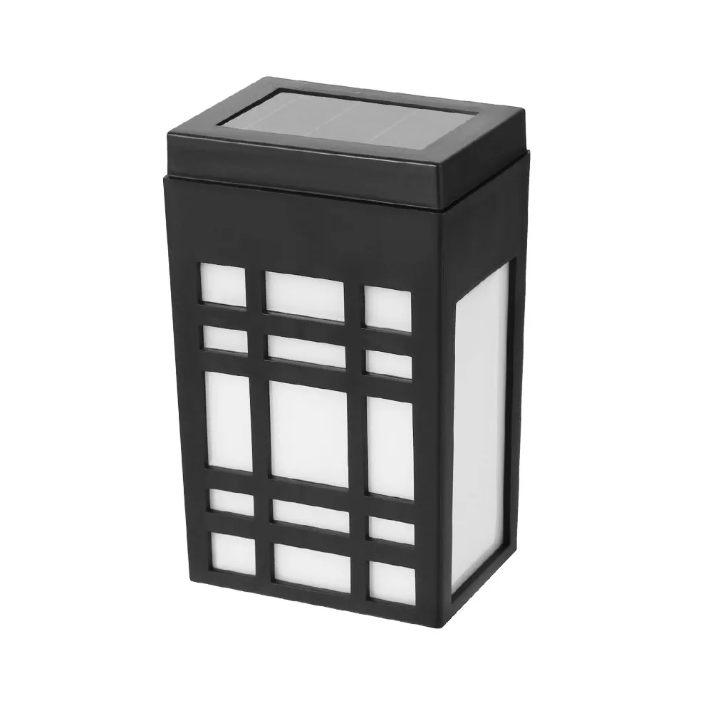 1 светодиодный настенный светильник на солнечной энергии уличная садовая лампа