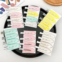 4pcs no bend seamless hair clips side bangs fix fringe barrette makeup washing face accessories women girls styling hair pins