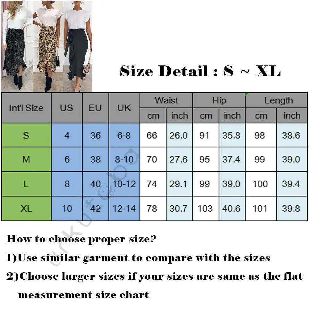 Женские юбки с запахом и леопардовым принтом свободные высокой талией | Женская