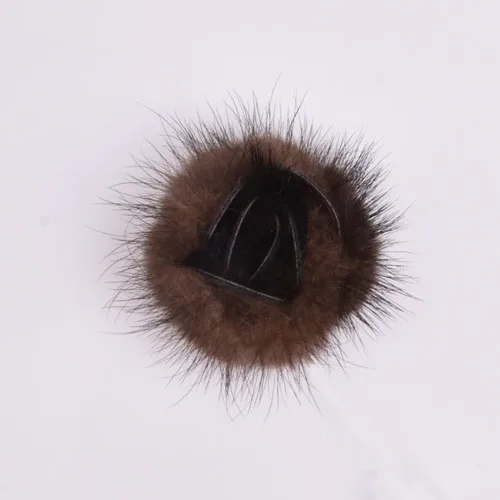 6 см цветок из меха норки помпон для самостоятельного изготовления ювелирных