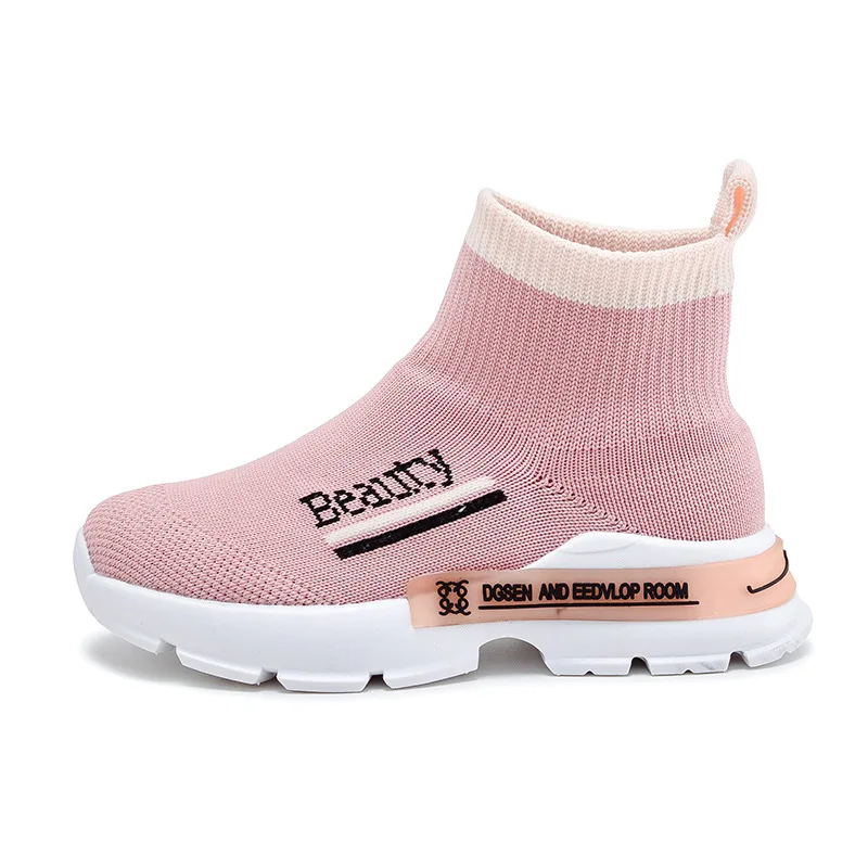 

Autumn New Children's Shoes Korean Shoes Wool Knitted Socks toddler girl sneakers Stretch Sport Casual Shoes designer kids shoes
