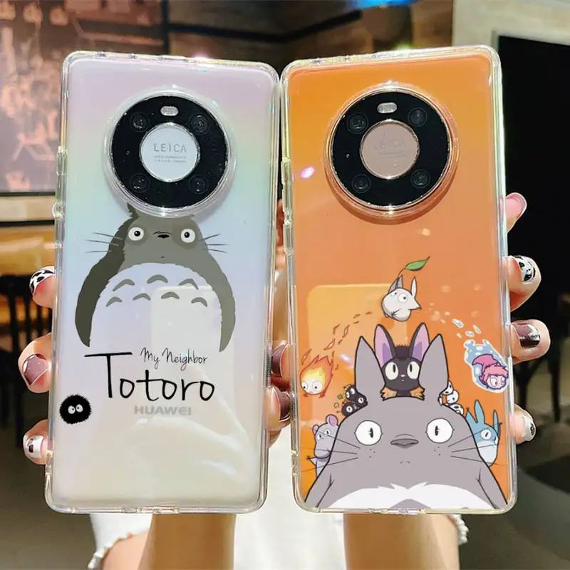 

Totoro Spirited Away Ghibli Miyazaki Kaonashi Phone Case For Huawei P20 3 pro lite Psmart2019 Y5 6 7 Honor 8 10i lite Mate20lite