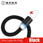 Магнитный светодиодный кабель 1 м для быстрой зарядки, кабель Micro USB, магнитное зарядное устройство, кабель типа C мобильный телефон, кабель для передачи данных, USb-шнур, провод