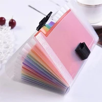 a6 plastic portable file folder extension wallet bill bag file storage products receipt filing sorting organizer folders of s7t8