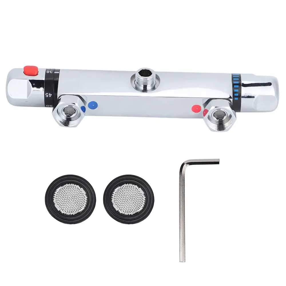 Термостатический регулирующий клапан для ванны и душа смеситель кран настенный