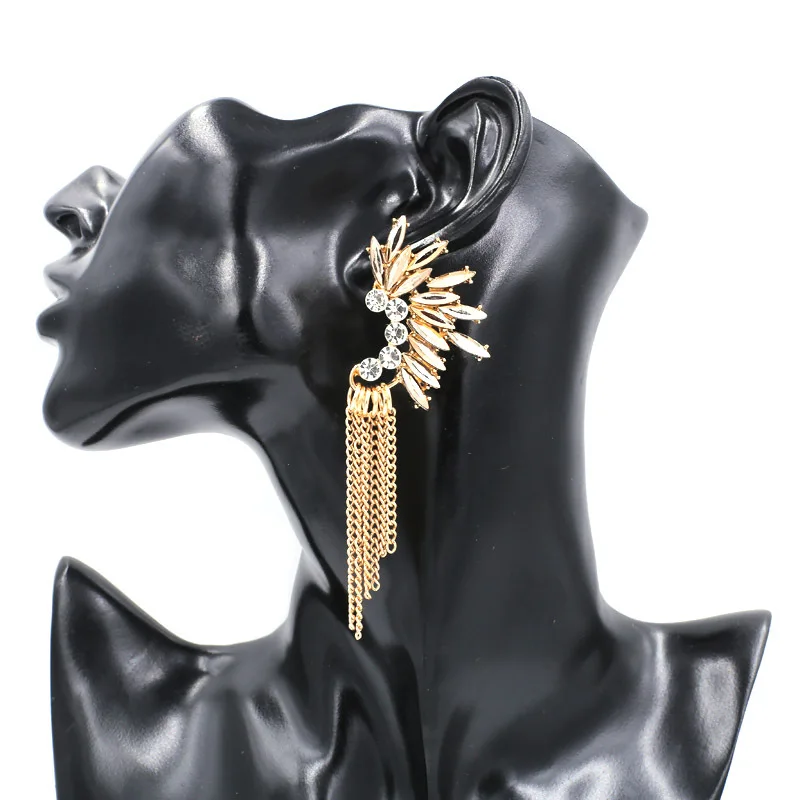 Новые модные серьги в европейском стиле с бриллиантами ретро от производителя