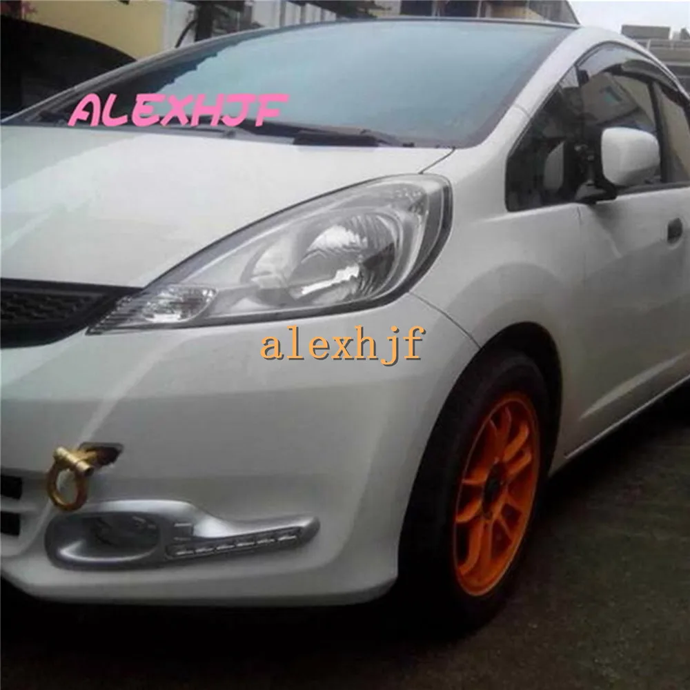 Июля King светодиодный Габаритные огни чехол для Honda Fit Джаз 2011 13 передний бампер DRL