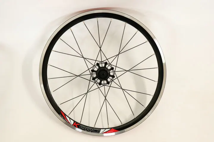 LITEPRO Folding Bike Double Wall Rims 20 Inch 406 Wheel Set 20/24 Hole V Brake Bearing Hub Straight Pull Spoke Bicycle Wheelset | Спорт и