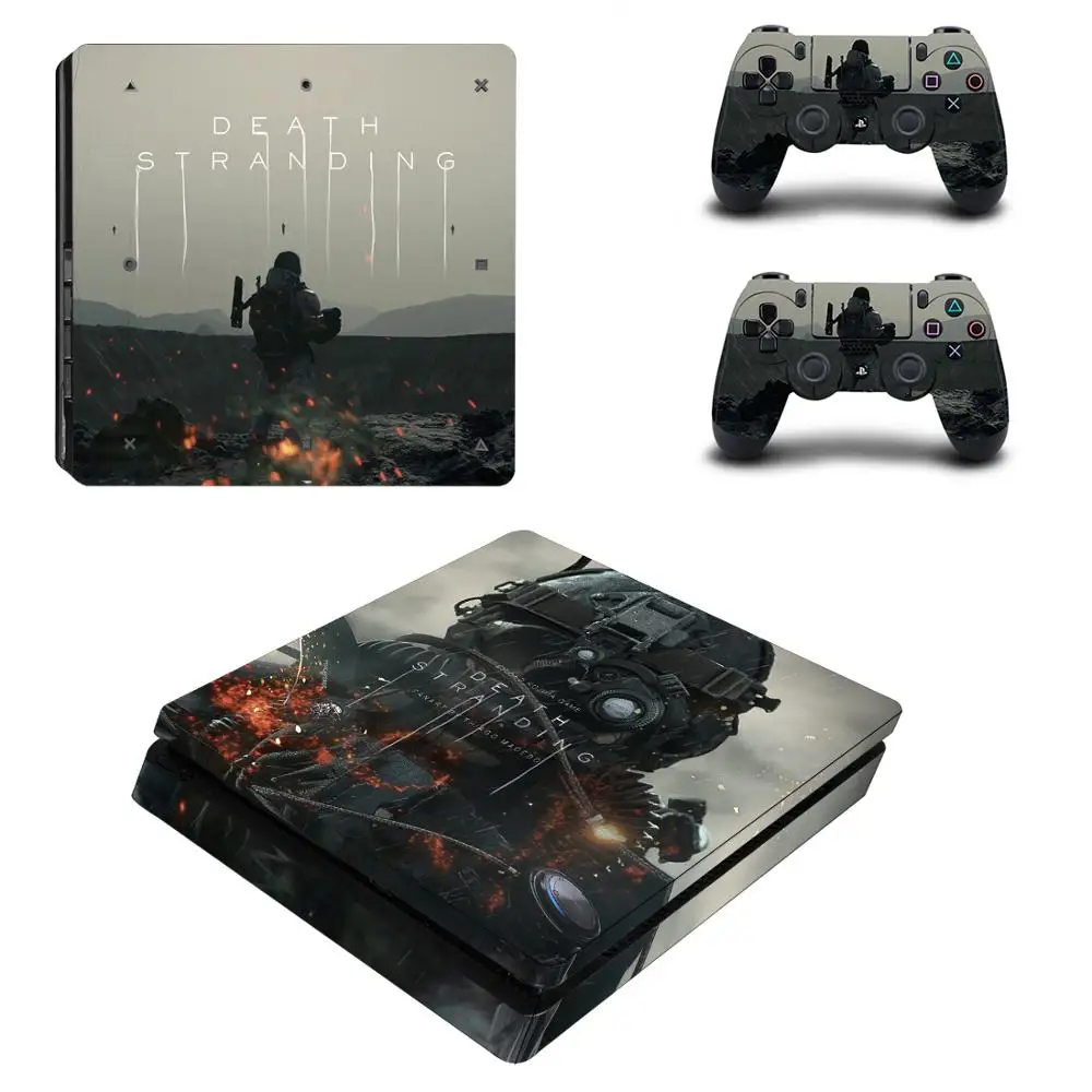 Наклейка на консоль PS4 из тонкой кожи Death Stranding Виниловая наклейка для консоли