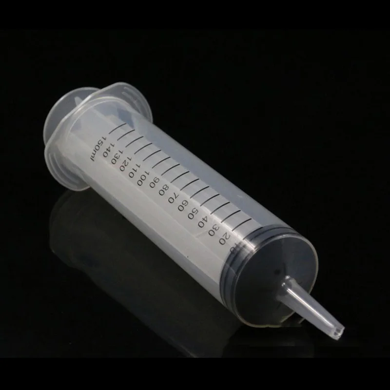 

60/100/150ml Plastic Syringe Resuable Hydroponics Nutrient Sterile Health Measuring Syringe Cats Feeding Syring Measuring Tools