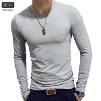 men t shirt casual loose gym harajuku joker streetwear long sleeved funny solid o neck casual autumn male tops new