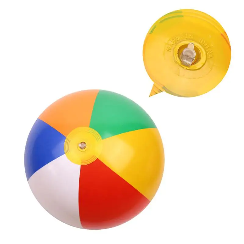 

25/30/36cm Inflatable Beach Ball PVC Water Balloons Rainbow Color Balls Summer Outdoor Beach Swimming Pool Play Kids Fun Toys