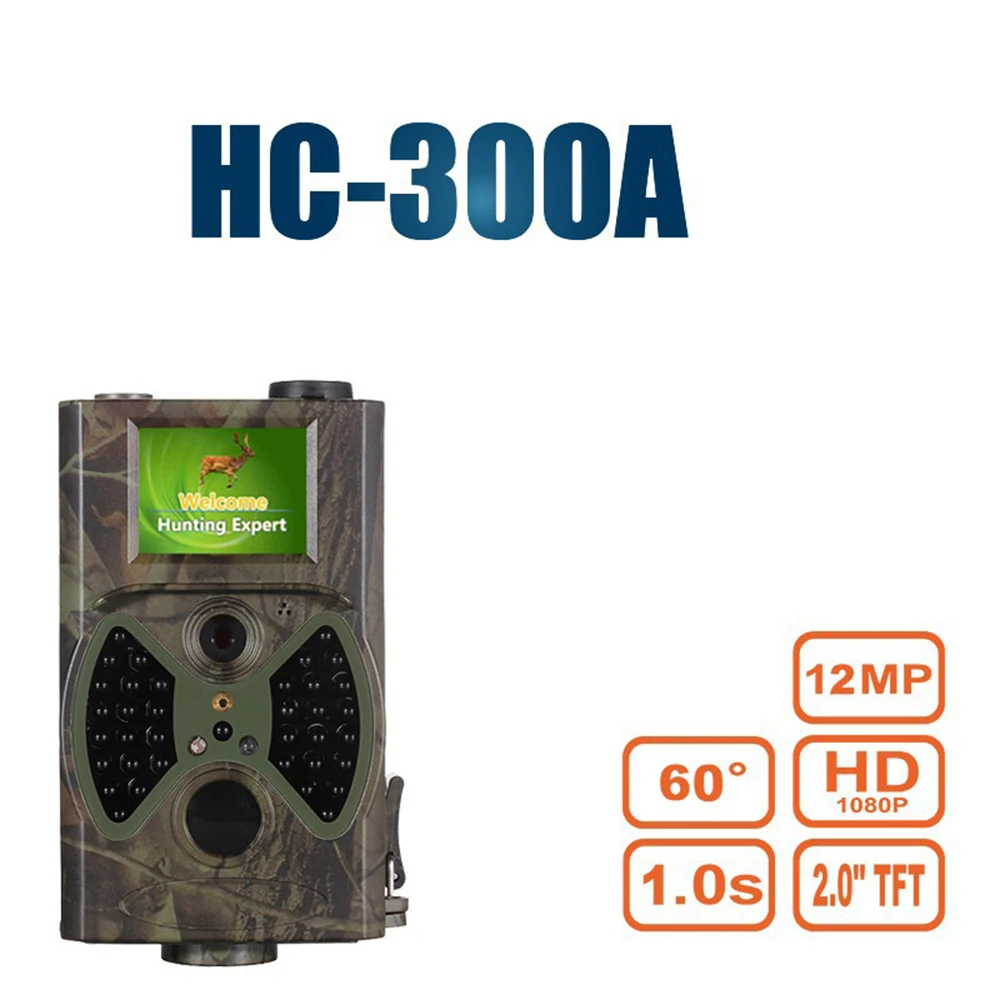 HC 300A охоты Камера 1080P 12MP инфракрасный видео s фото ловушки Ночное видение Открытый