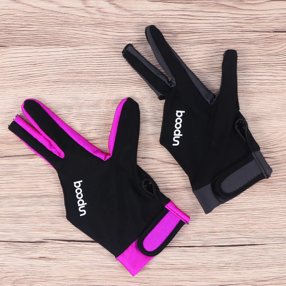 3 пальца перчатки бильярдный бассейн стрелков Размер инструменты для