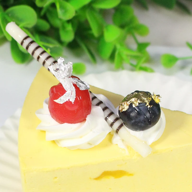 SHENHONG серебряная фольга для свадьбы дня рождения искусственный мусс десерт