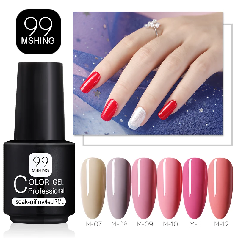 Лак для ногтей Летний Новый Гель лак рандомный однотактный цветной