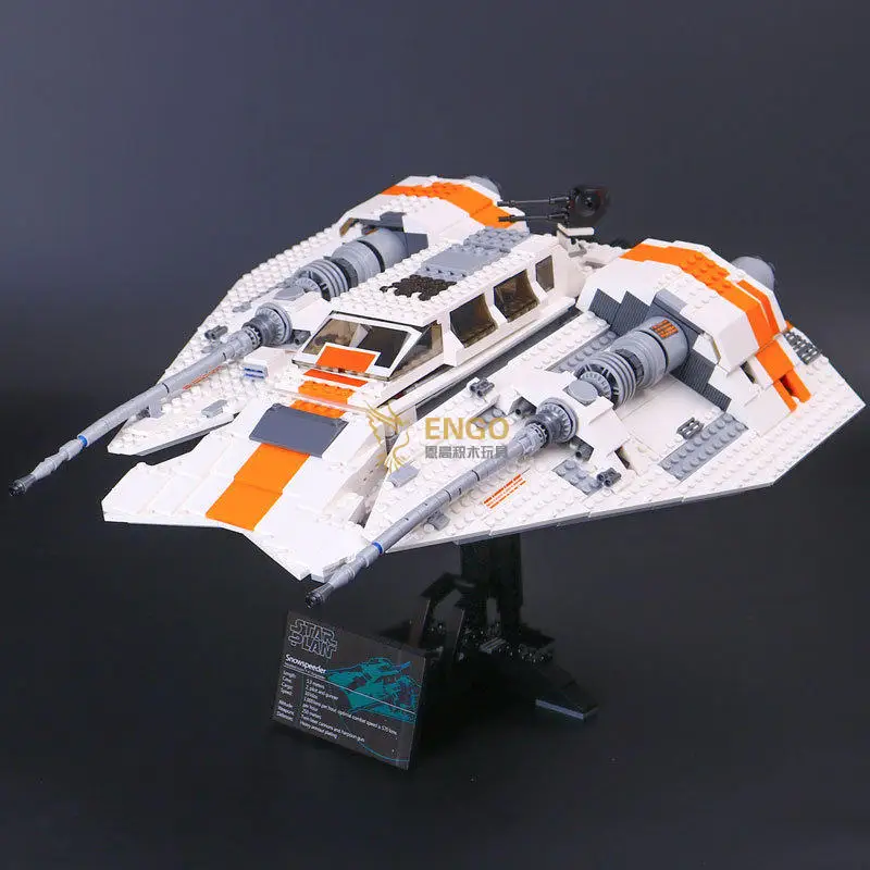 1457 шт. Space Wars снеговой Спидер боевой корабль игры пилот Rebel 05084 модель строительные