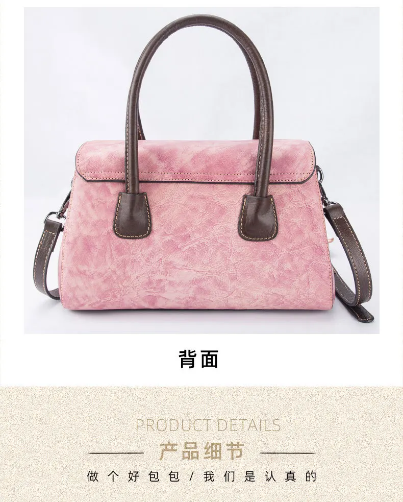 

XIYUAN Genuine Leather Retro Embossed messenger Women Handbags Crossbody Bags 2020 Large Capacity Cowhide Floral Totes handbag