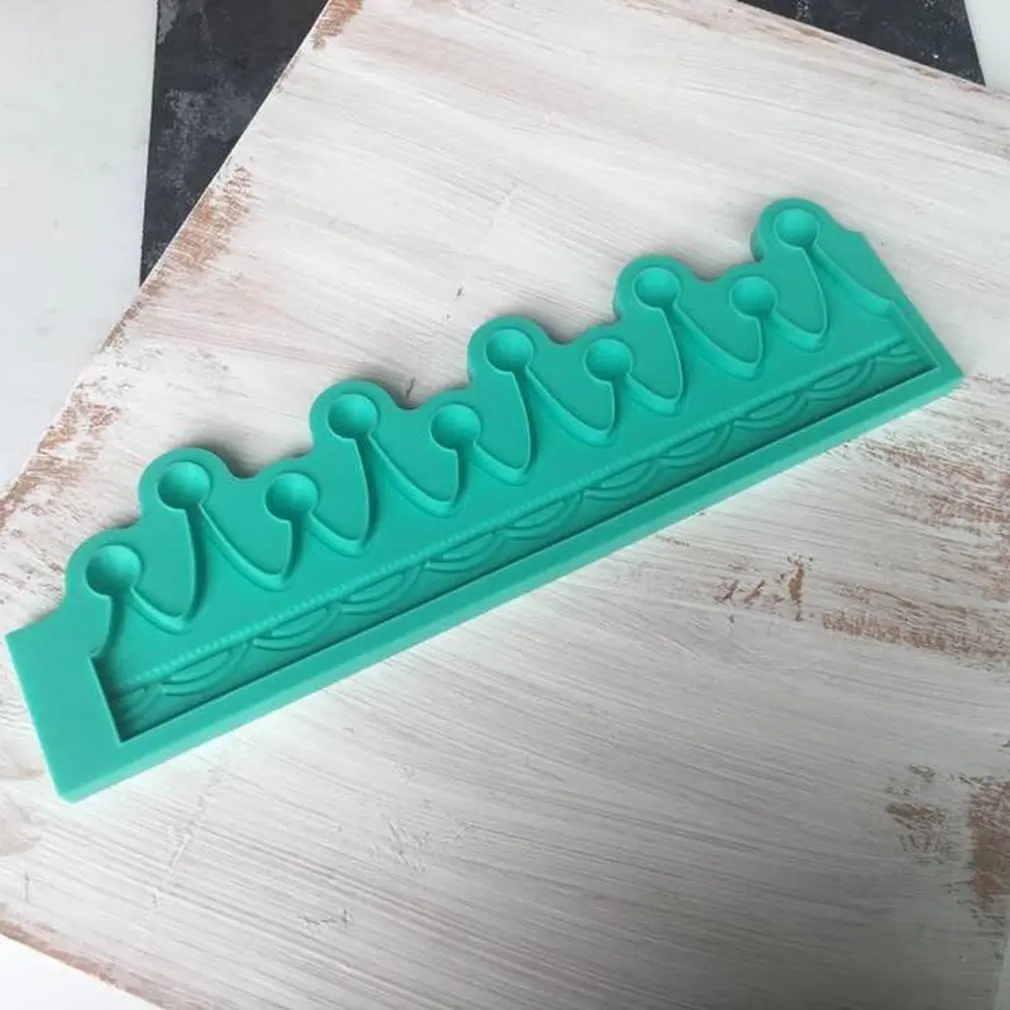 Маленькая Корона силиконовая форма для торта шоколада инструменты украшения