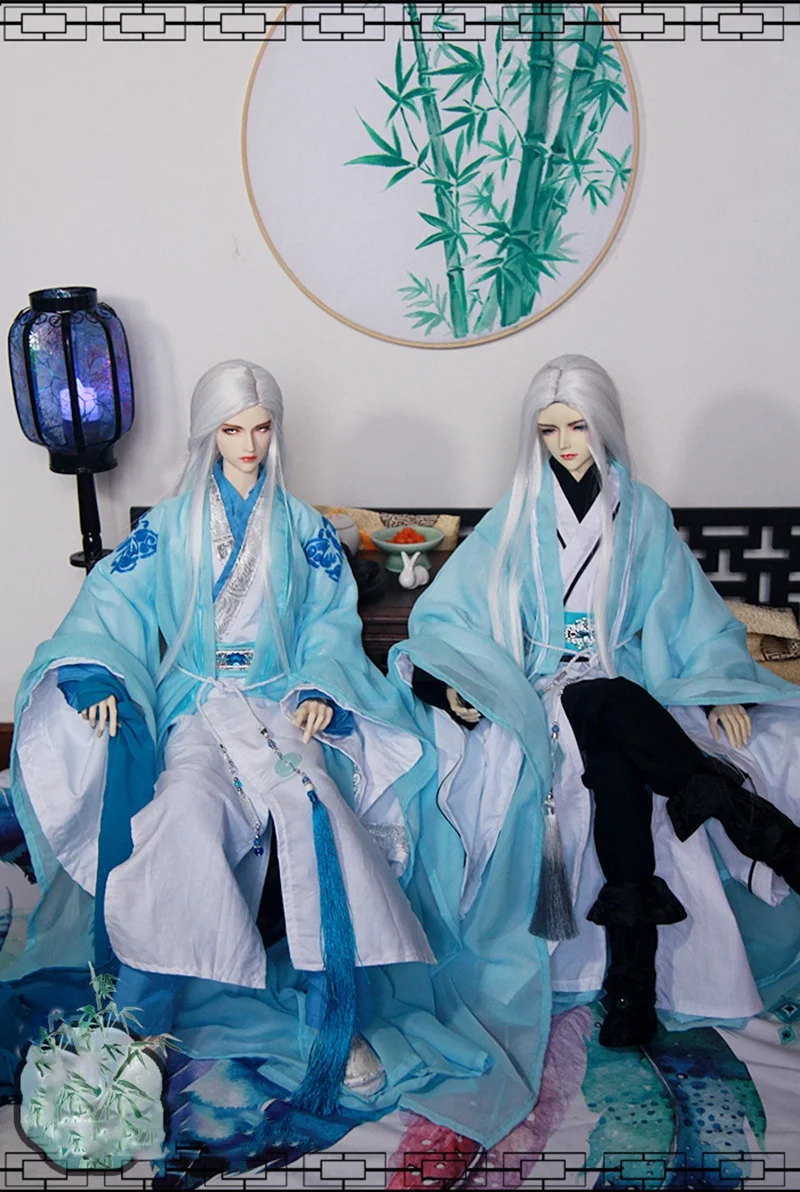 1/4 1/3 аксессуары для одежды BJD древний китайский костюм платье ханьфу наряд воина