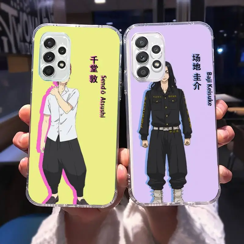 

Tokyo Avengers revengers anime Phone Case for Samsung A 51 50 52 12 21s 31 40 70 71 note S 20 10 21 ultra plus fe clear shell