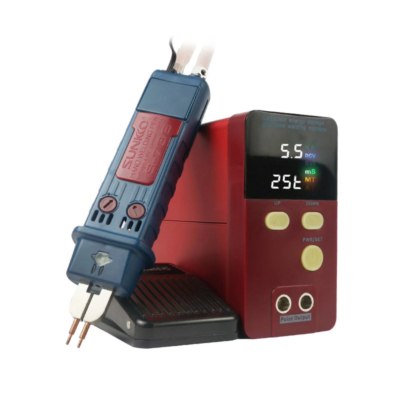 

9900W 18650 Battery Energy Storage Pulse Spot Welding Machine Portable Capacitor Spot Welder Diy Kit Electric Soldering Iron