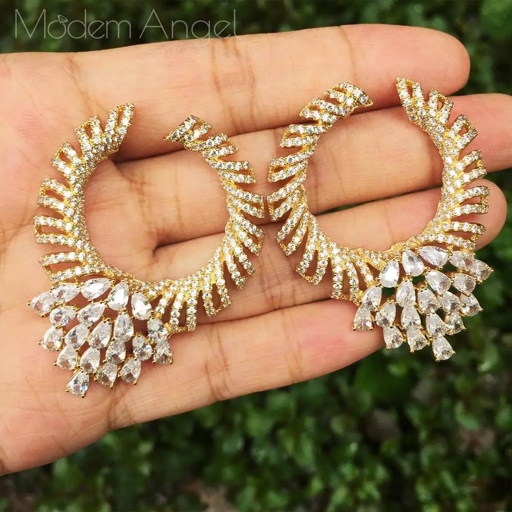 

ModemAngel Роскошные модные брендовые серьги, искусственные кубики для женщин, девушек, рождественские подарки, ювелирные изделия