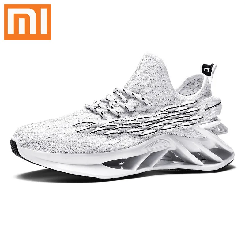 

Кроссовки Xiaomi мужские, модные лоферы, беговая Обувь, повседневные теннисные туфли, роскошная Обувь для тренировок, гонок, белые