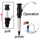Одно монтажное отверстие караван раковина водяной насос ручной насос кран открытый барбекю кран Кемпинг прицеп, дом на колесах запасные аксессуары