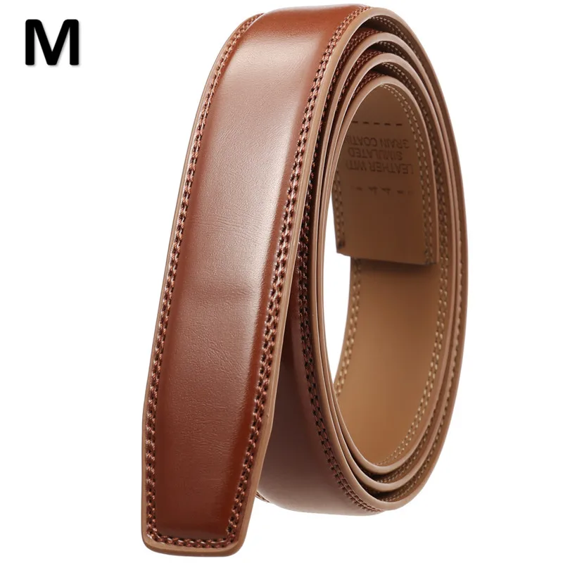 

Men's Belt Automatic Buckle Belt Body New Business Leather Belt 3.1cm