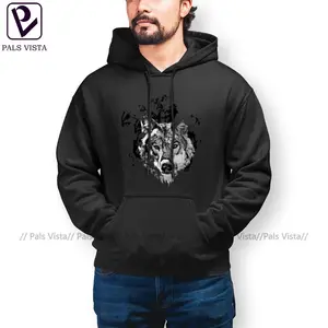 Толстовка с капюшоном Nice Teen Wolf Smoke Wolf, хлопковые зимние толстовки, Длинный свободный пуловер, Толстовка Оверсайз для мужчин
