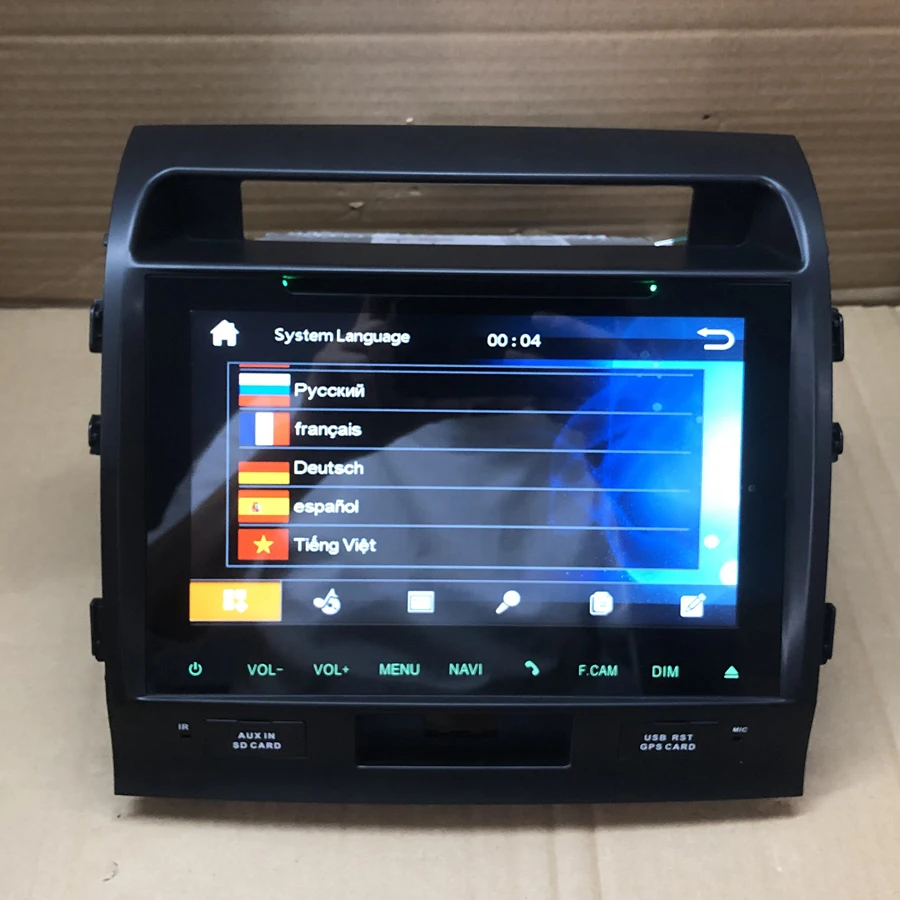 BYNCG 2DIN 9INCH Car DVD Multimedia Player GPS Navigation For Toyota Land cruiser 200 Radio Stereo Head Unit SD USB BT|Автомагнитолы| |