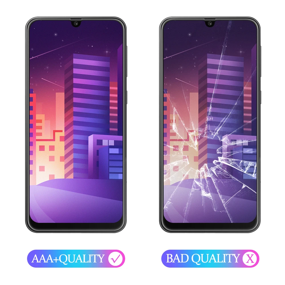 Оригинальный ЖК-дисплей 6 5 дюйма с чехлом для телефона из ТПУ Samsung Galaxy A20s A207 A2070