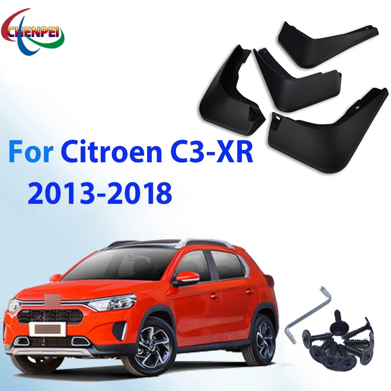 

For Citroen C3-XR 2013-2018 Car Fender Front Rear Mud Flaps Guard Splash Car Car Exterior Decoration Accessories