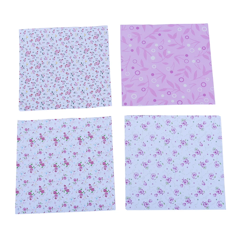 72 шт./упак. DIY квадратной формы с цветочным узором и рисунком в виде птичек оригами