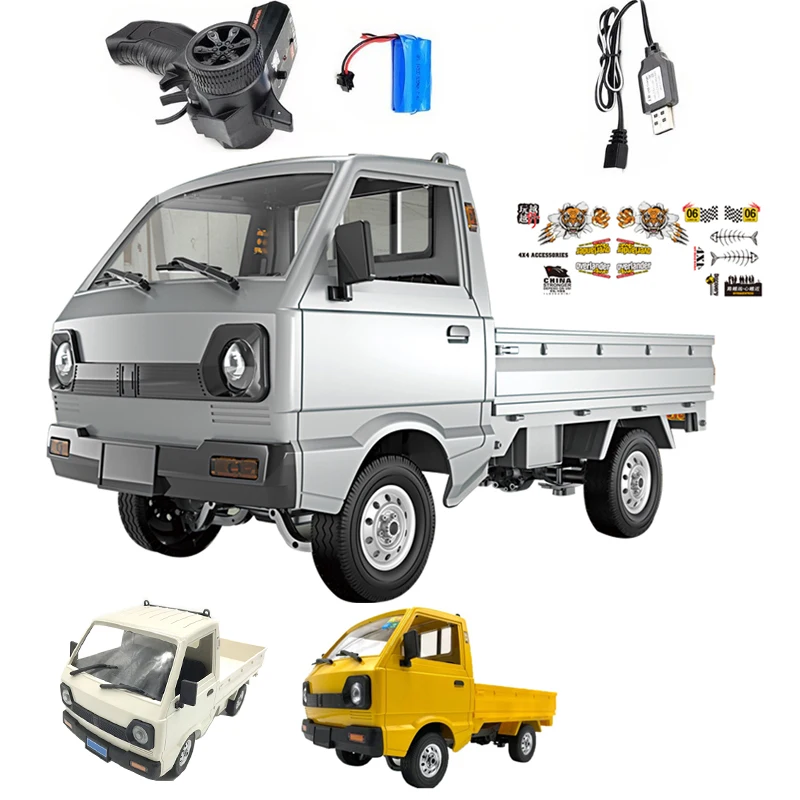 

WPL D12 1:10 4WD RC Car Simulation Drift Climbing Truck LED Light On-road 260 Brushed Motor D12 Car 1/10 For Kids Gifts Toys
