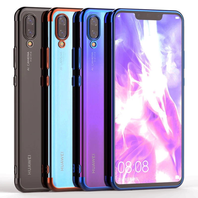 Чехлы для Huawei Mate 30 P40 P30 Pro P20 Lite Nova 6 6SE 5T 3 7i 3e Honor 20 V30 V20 8X прозрачный мягкий