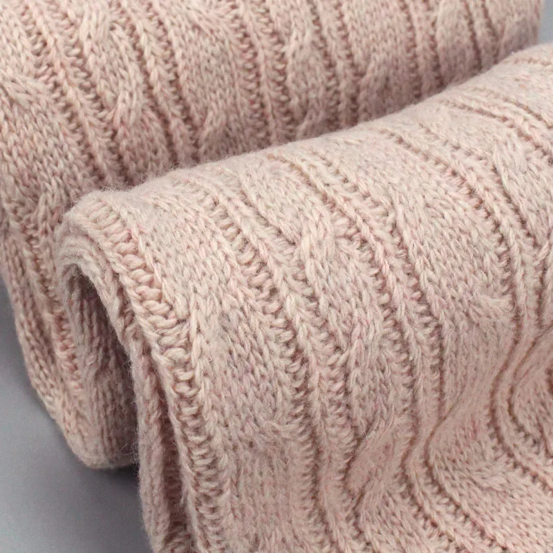 Зимние вязаные шапки с помпоном из натурального меха для женщин шапка шарф