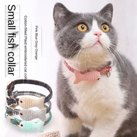 new cat collars cat neck adjustable collars dogs small fish collars kittens dogs pet decoration