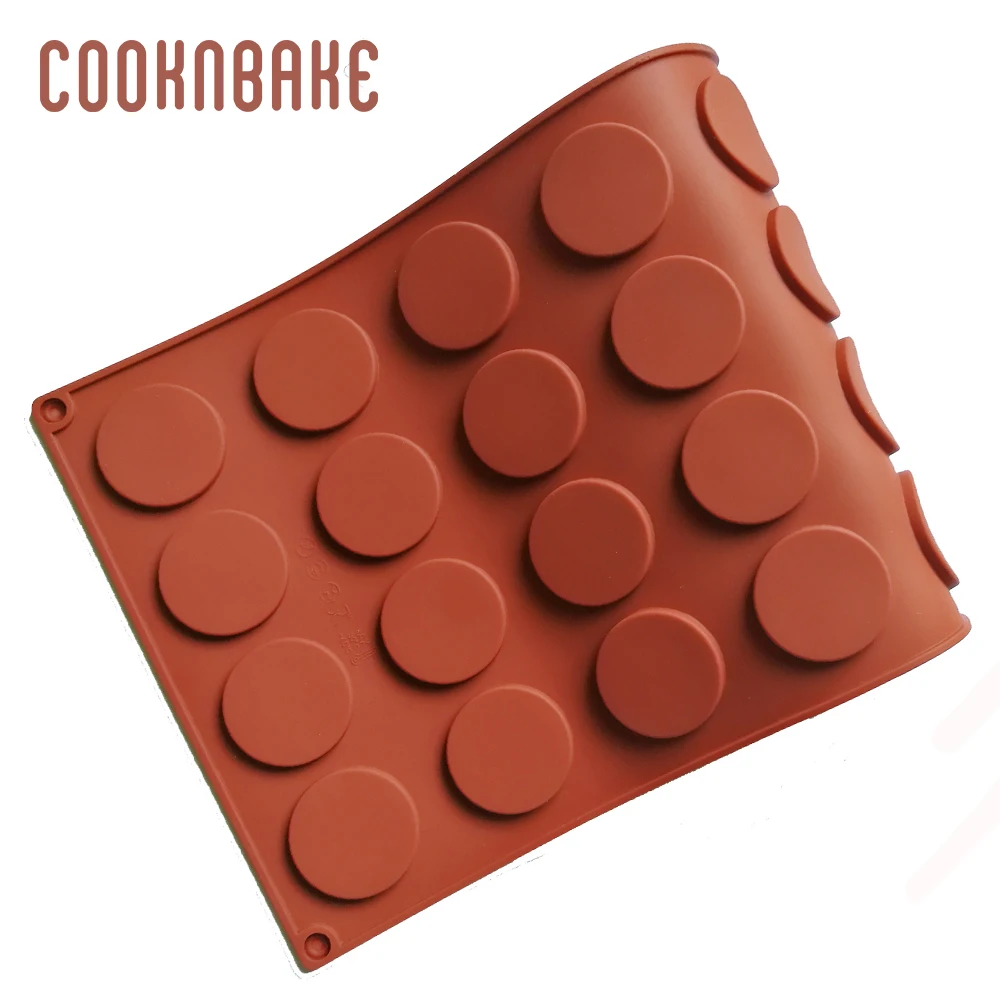 COOKNBAKE силиконовая форма для печенья круглая конфет и шоколада 24 полости