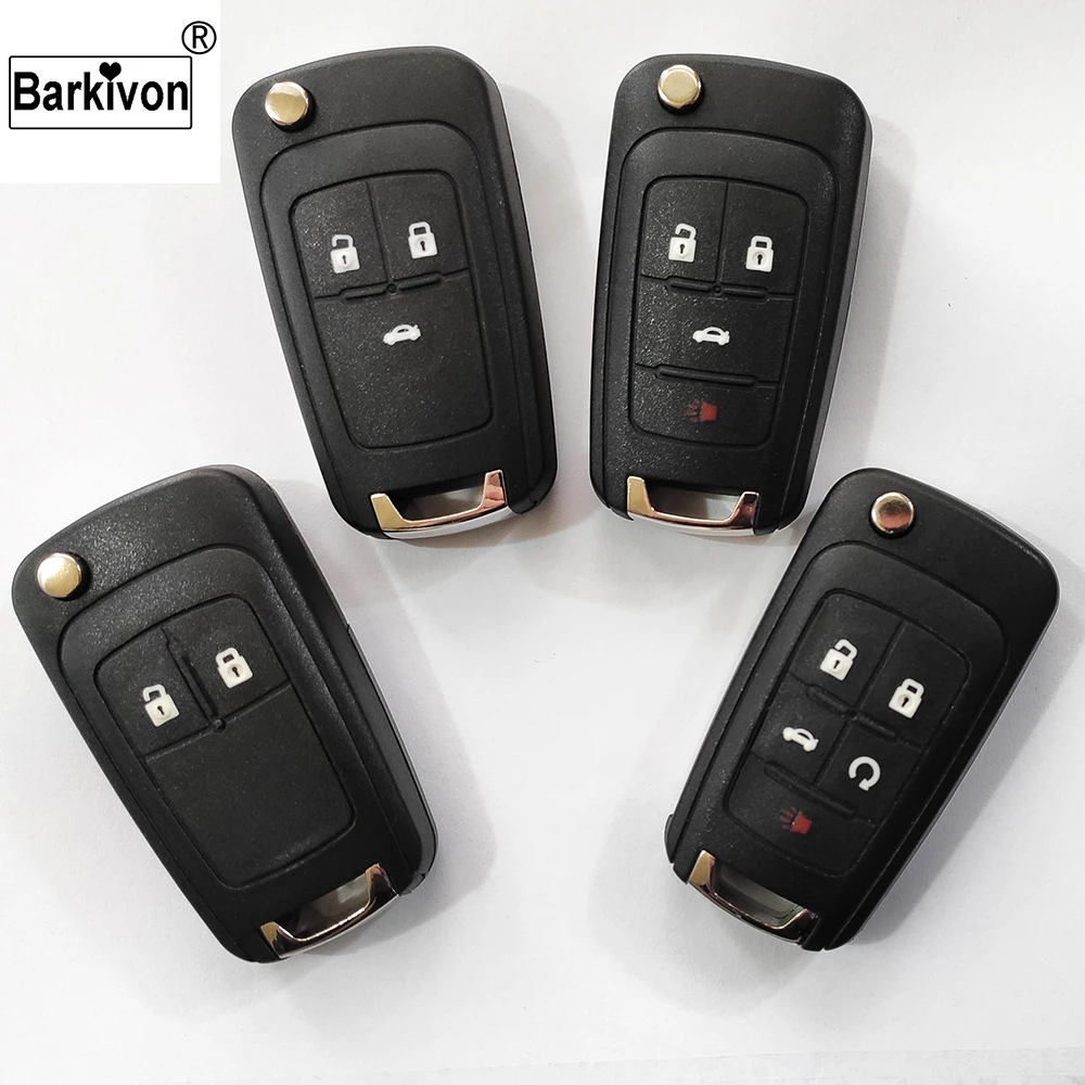 Сменный складной чехол Barkivon 2 3 4 5 с кнопкой и необработанным Брелком|Ключ от авто|